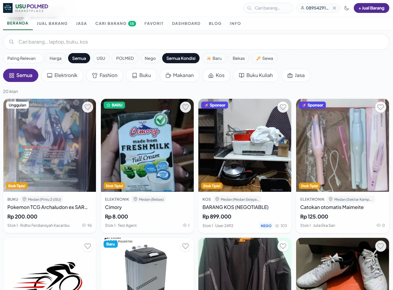 Cari Barang Website
